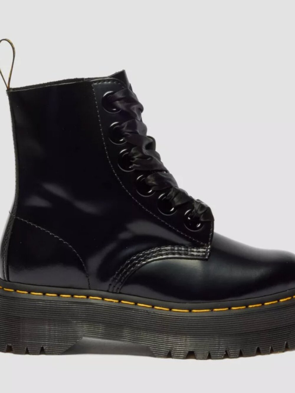 Dr. Martens Molly Leather Platform Boots (Like new!) - Picture 4 of 7